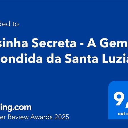 Casinha Secreta - A Gema Escondida Da Santa Luzia Leilighet Santa Luzia  Eksteriør bilde
